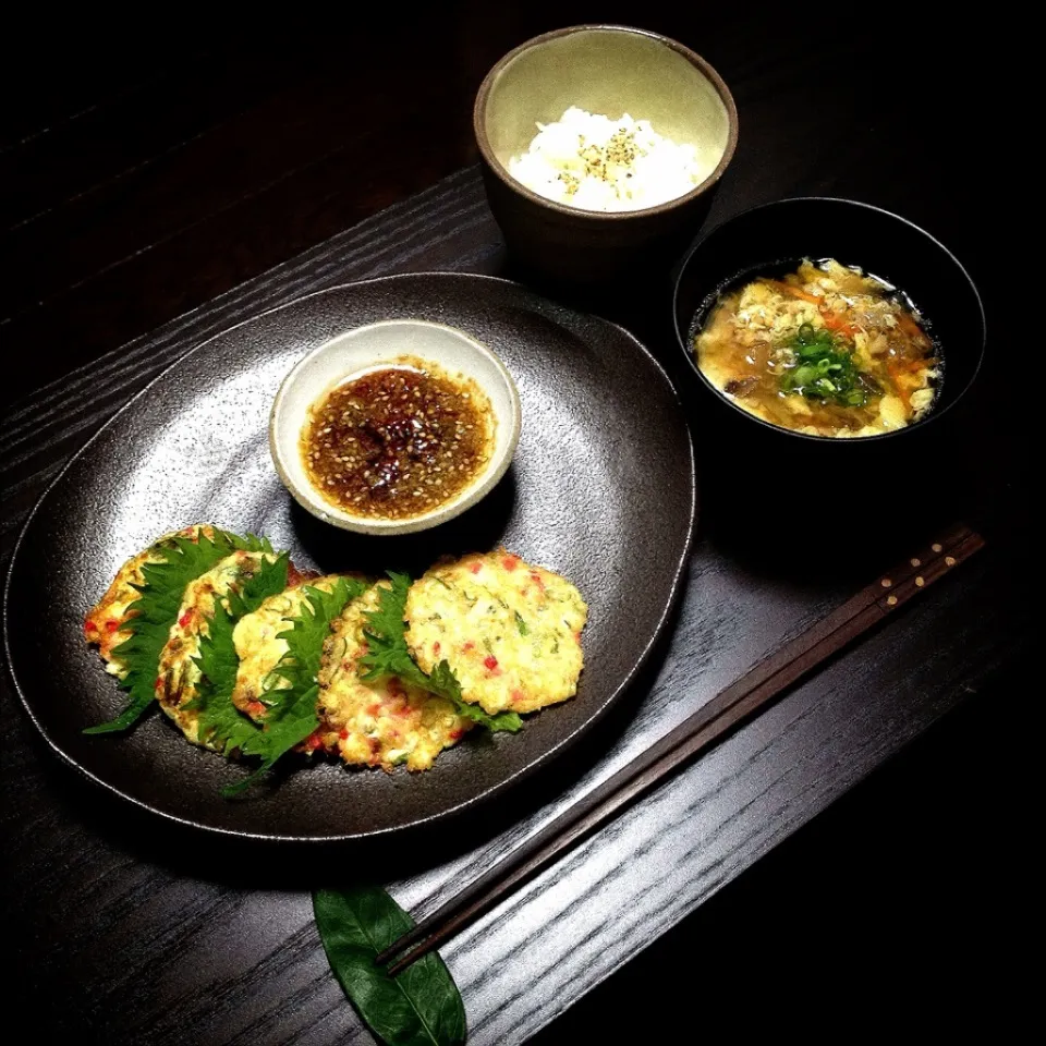 Japanese pancake of tofu & yam. It is a very healthy dish|nori.co.jpさん