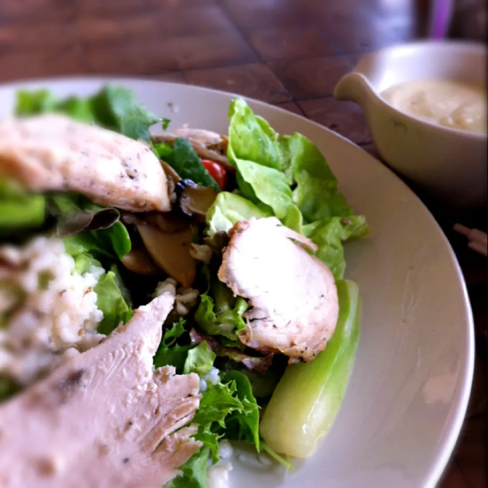 Salad with Tofu dressing:")|☆クモミン★♪さん