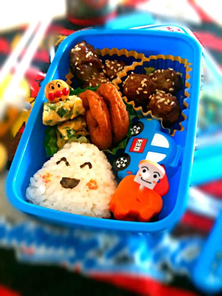 [Meat Ball Bento] Nira-Tama, Ampanman Potato, Carrot ❤❤|keikeilimさん