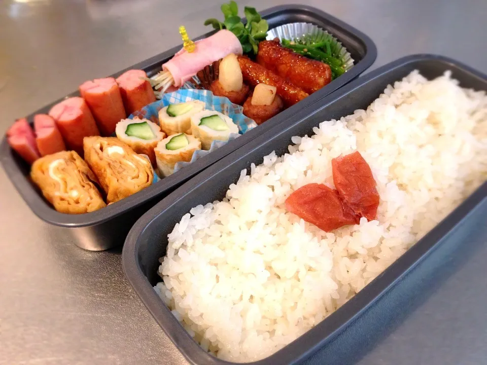 やたら緑が多いパパ弁当（笑）|まい♡さん