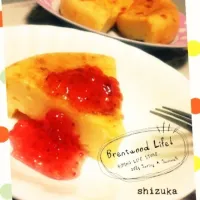 Snapdishの料理写真:どんぐりやろうさんの炊飯器でチーズケーキ✨