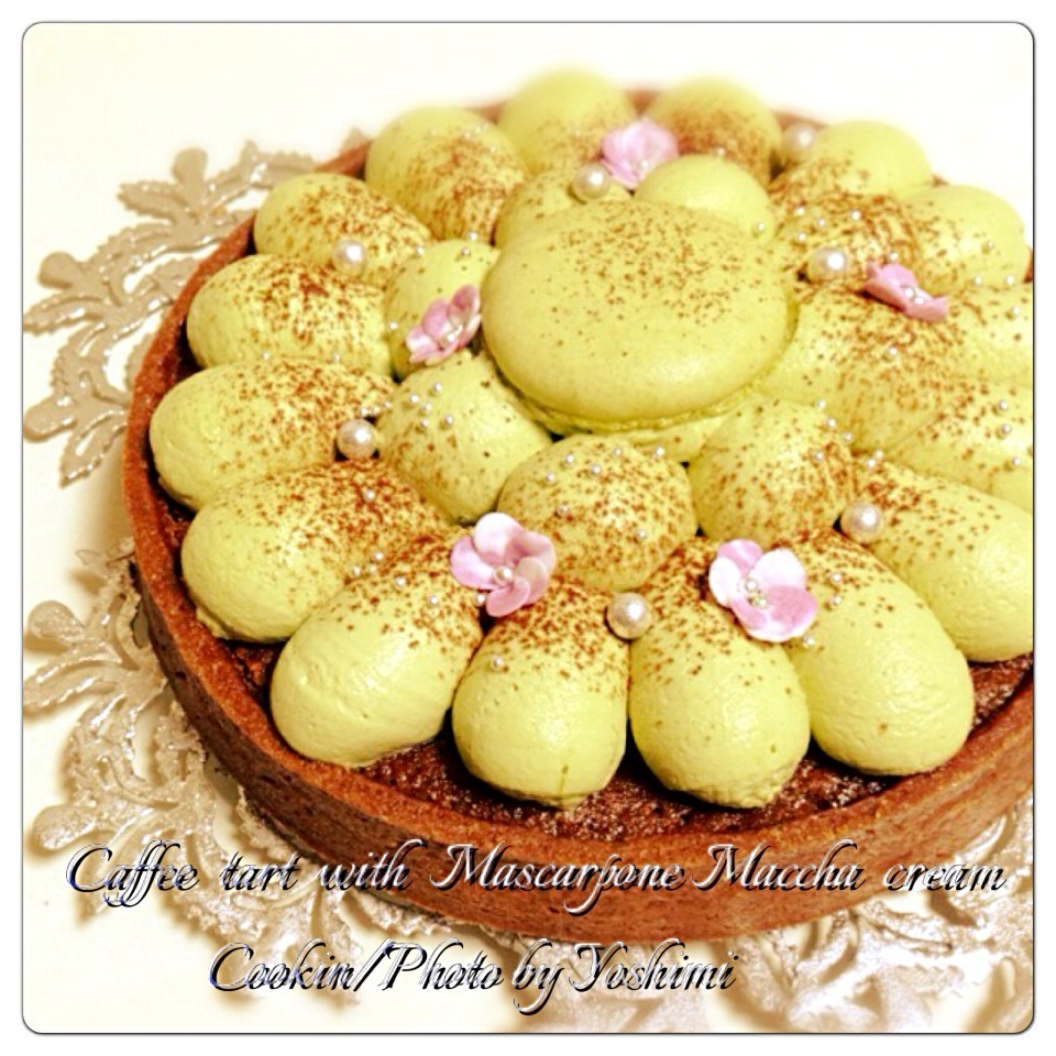 コーヒー 抹茶マスカルポーネクリームタルト 抹茶クリームレシピ Yoshimi Snapdish スナップディッシュ Id U5mm0a