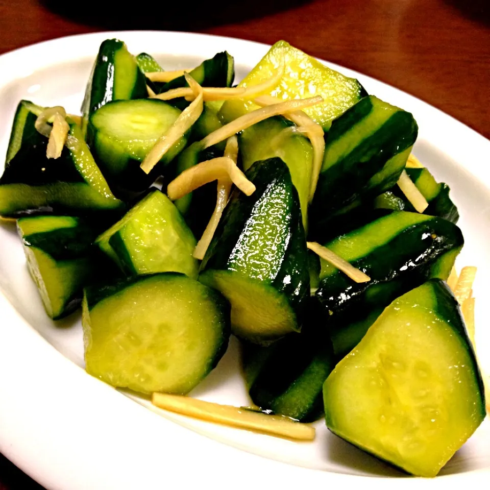 きゅうりの麺つゆ漬け|ヒロリンさん