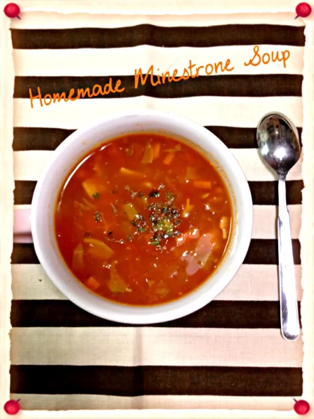 Snapdishの料理写真:♡Homemade Minestrone Soup♡|Otoha Frühlingさん