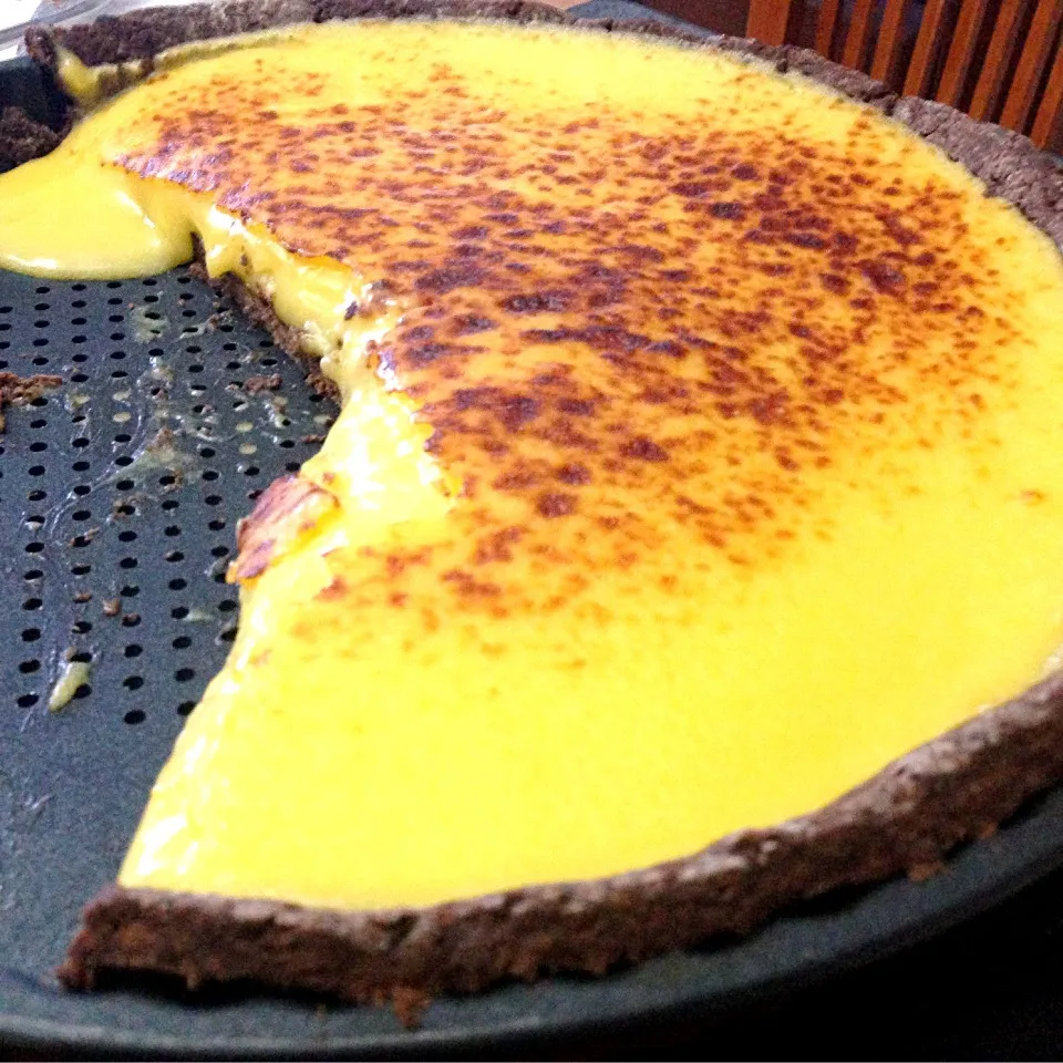 Lemon curd chocolate tart|willzさん