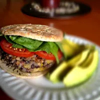 Spicy black bean 'burger'|Carrieさん