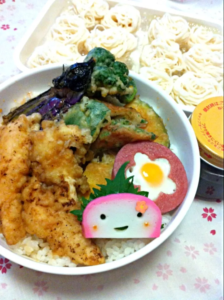 Snapdishの料理写真:今日の息子のお弁当2013/06/13|ミホさん