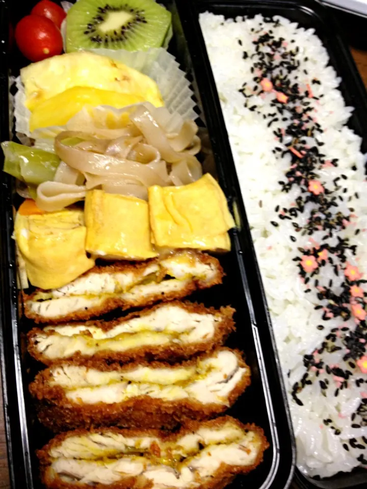 Snapdishの料理写真:6月13日の息子弁当|ariさん