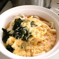 かき玉うどん|さっこさん