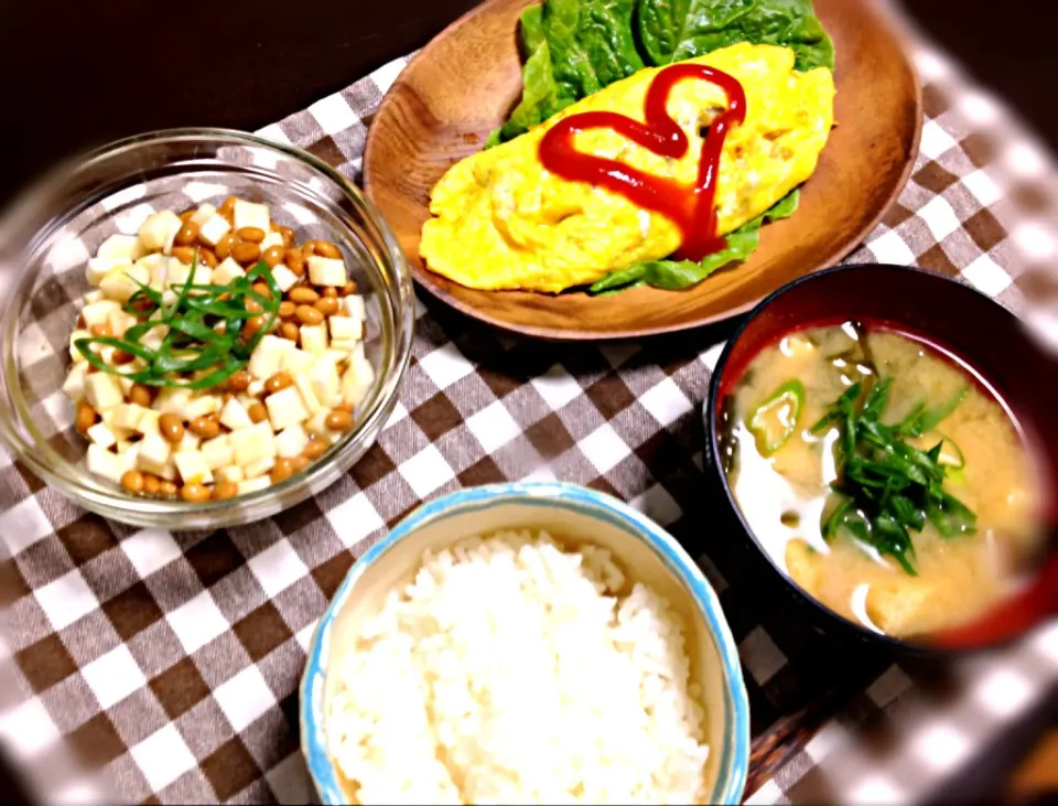 オムレツ朝ご飯(^ ^)|恭子さん