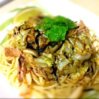 ライムと塩昆布のさっぱりパスタ|Clara Kさん