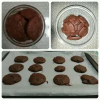 Snapdishの料理写真:double chocolate chunk cookies|laura khairunnisaさん