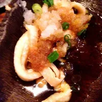 Snapdishの料理写真:とりかわの湯引き|Ryuhei Tominagaさん