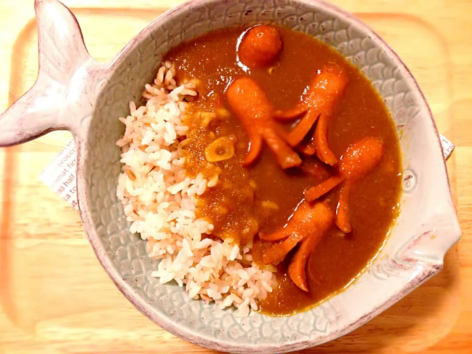 Snapdishの料理写真:野菜たっぷりタコさんカレー|ユキさん