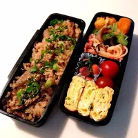 Snapdishの料理写真:すずらんさんのダシダで牛肉炊き込みご飯♪|apiさん