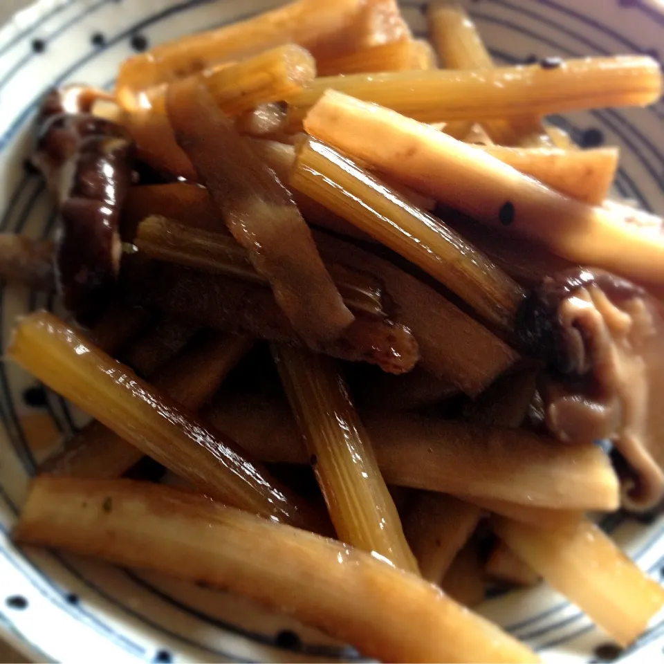 フキと牛蒡の煮物|はなさん