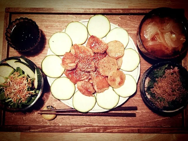 今日のおうち定食 鳥肉と長芋揚げポン酢|りささん