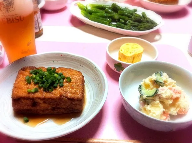 栗原はるみ先生の厚揚げの甘辛煮！おいしい＼(^o^)／|みきぼん。さん