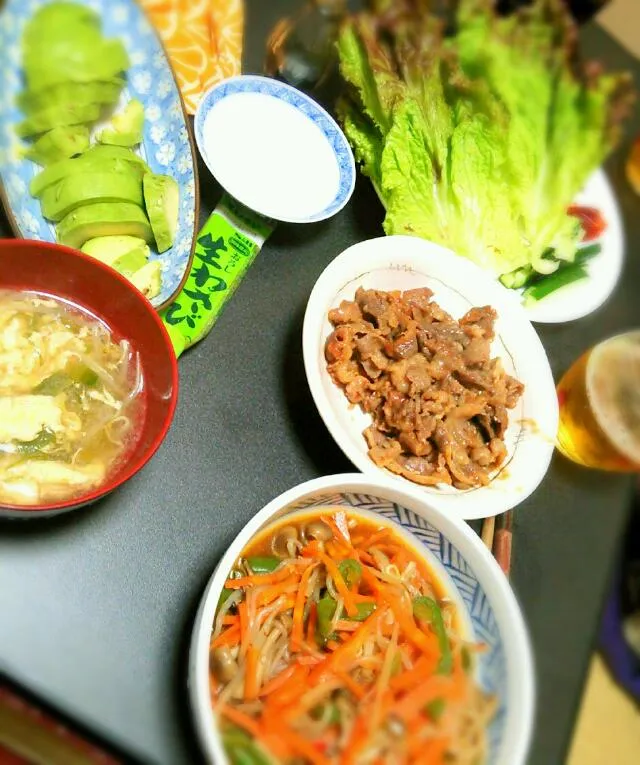 今日の夕飯は韓国風♪|トミーサクさん