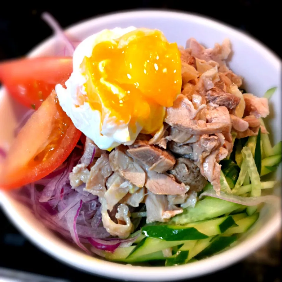 鶏肉とモリモリ野菜うどん|まっきさん