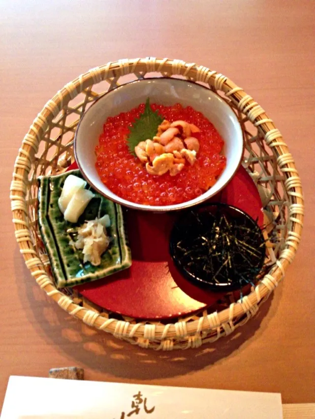 うにいくら丼！美味！！|狂猫さん