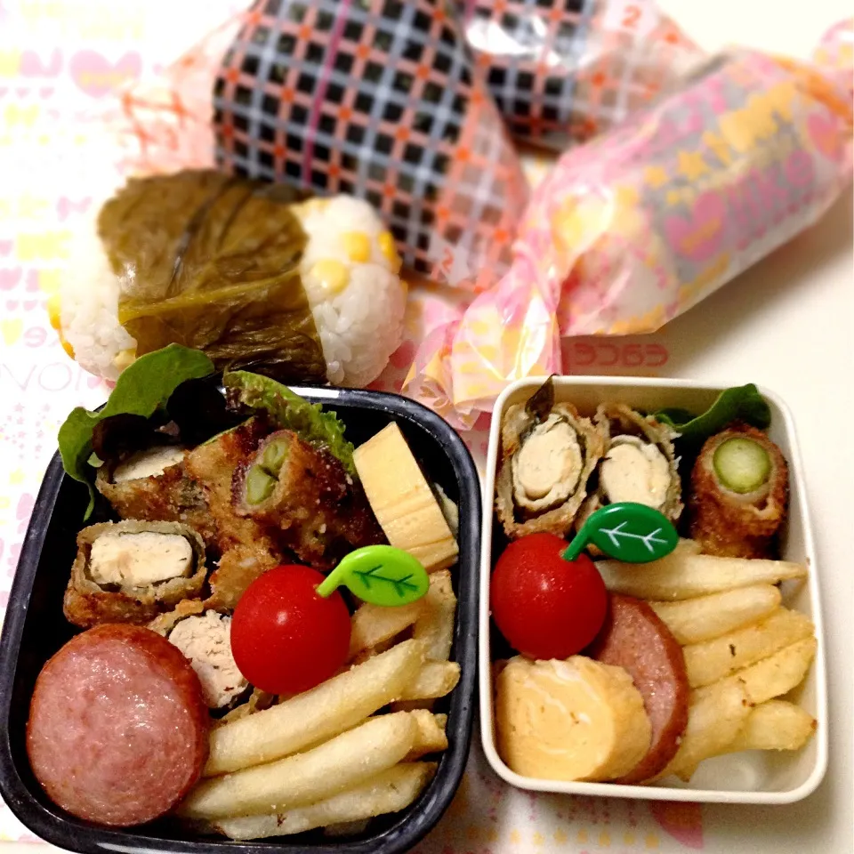 Snapdishの料理写真:6/15 おにぎり弁当|Mikaさん