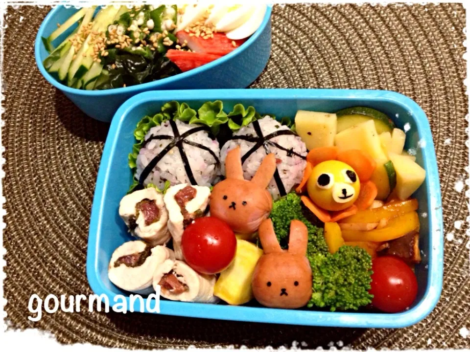 サニー号、うさぎちゃん のお弁当♪|プーティさん