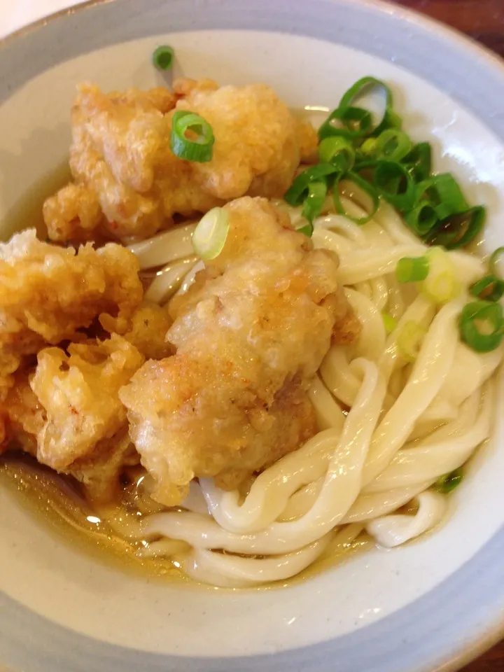 Snapdishの料理写真:冷とり天ぶっかけUDON|Tadashiさん