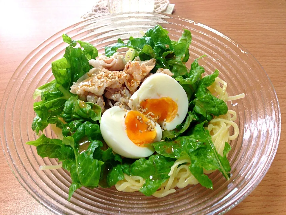 豚シャブ冷やしラーメン|こんこんさん