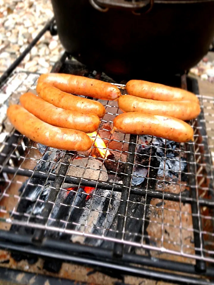 Charcoal-grilled sausage🔥炭火焼ｿｰｾｰｼﾞ|🌈Ami🍻さん