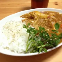 Snapdishの料理写真:骨つきチキンの野菜カレー。|DSさん