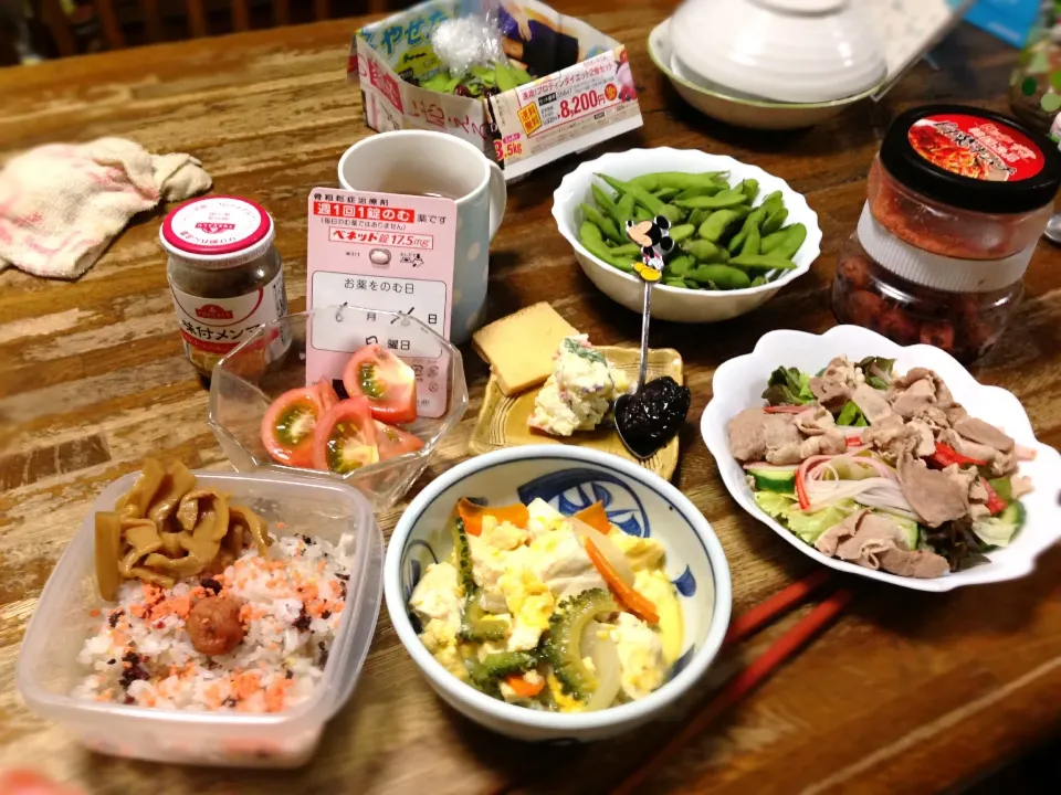 Snapdishの料理写真:H25.6.15  晩ご飯🎵|小林美緒さん