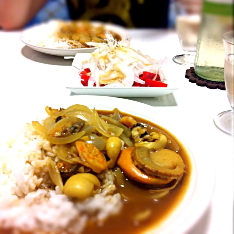 Snapdishの料理写真:シーフードカレー|ヨシダさん