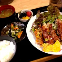 豚平焼き定食|くみこさん