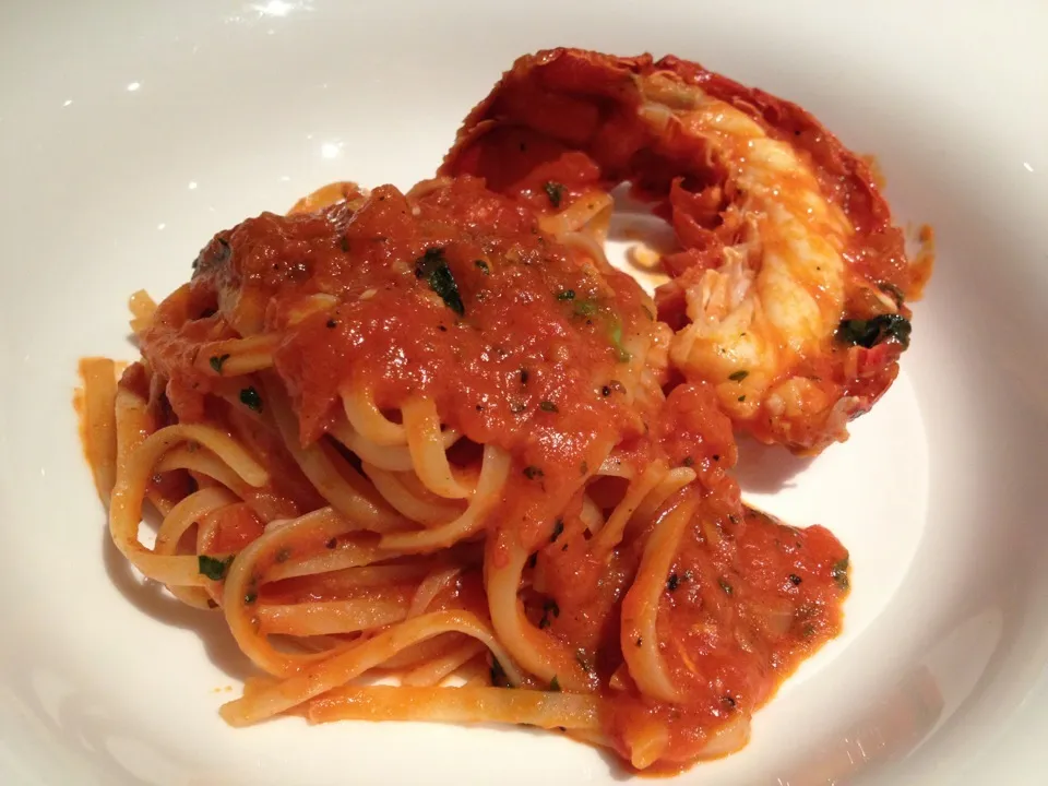 Lobster spaghetti arabiatta|AmeSabさん