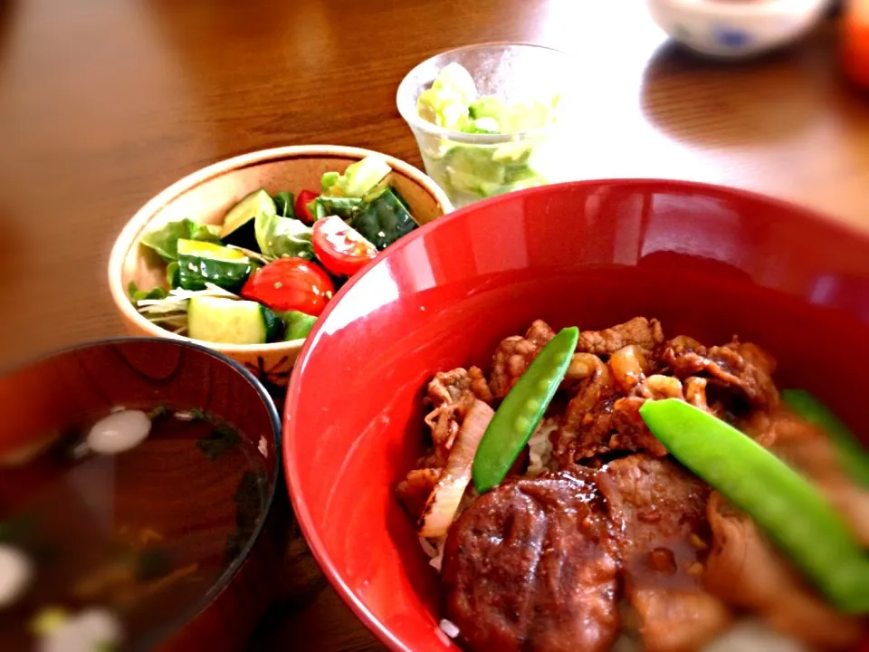 牛カルビ丼|みーさん