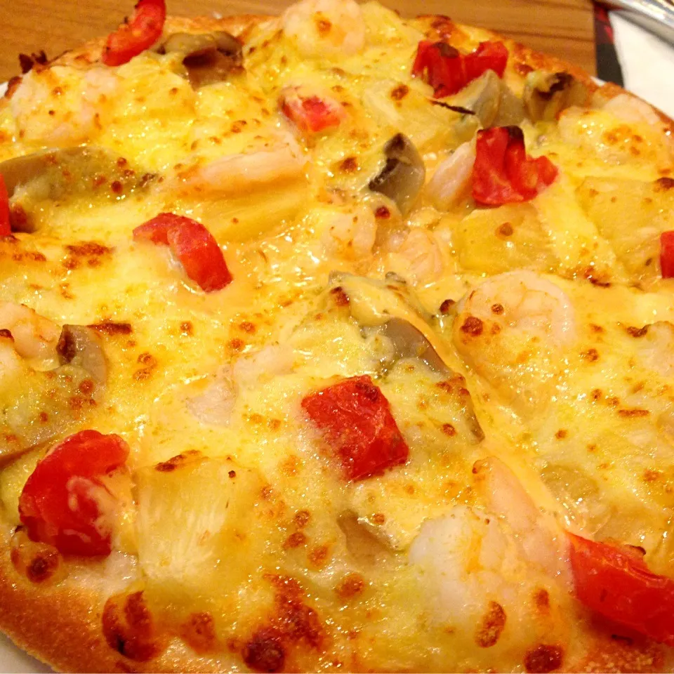 Shrimp cocktail pizza|Vorapoatさん