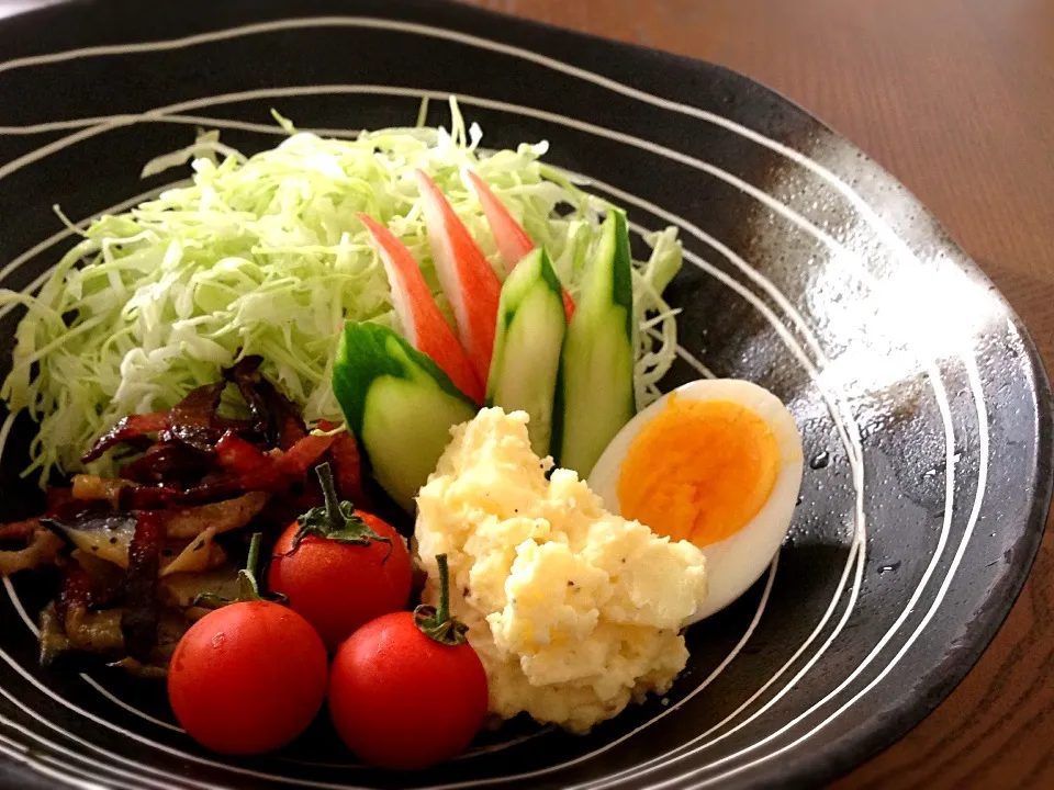 ママサラダ♡あみちとダイエット⑨これと蕎麦も食いましたw|ちっきーさん