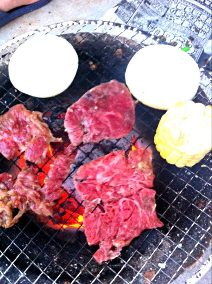 近江牛で焼き肉♪(´ε｀ )|とんさん