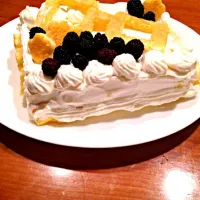 Snapdishの料理写真:父の日なのでメガネケーキ|さーちゃんさん