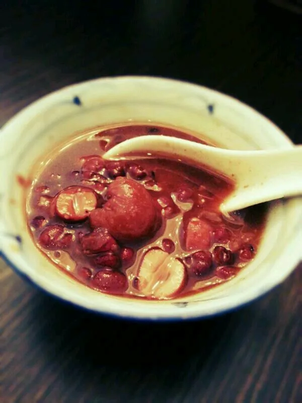 red bean soup with lotus seed & longan|mik limさん