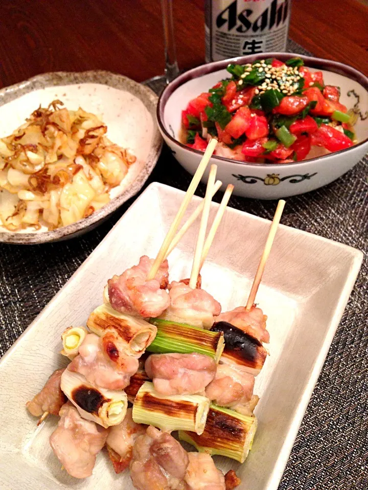 焼き鳥で晩酌＼(^o^)／|番長さん