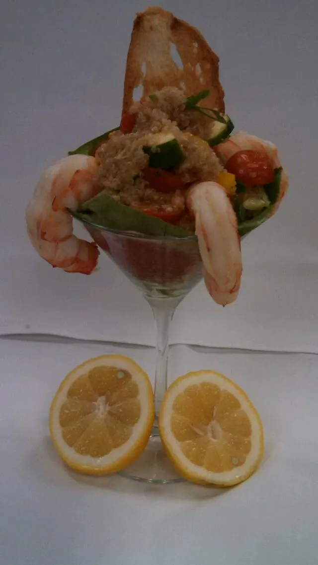 quinoa shrimp cocktail|Darren Champagneさん