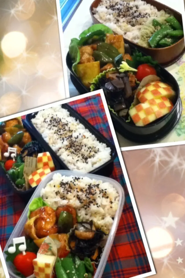 Snapdishの料理写真:6/18  みんなのお弁当|naoさん