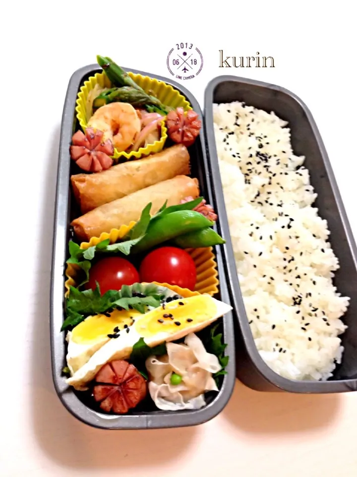 高校生息子弁当 ふつう🍱|くりんさん