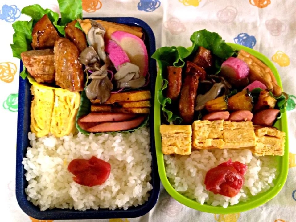 Snapdishの料理写真:6/18通学・パパ弁当|marinaさん