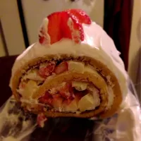 Pancake fruit  roll cake|Emi Chiba-Smithさん