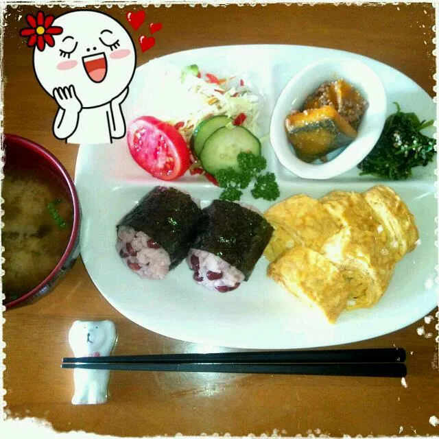 Snapdishの料理写真:今朝は、シンプル和定食(*^^)v|みき🍴さん