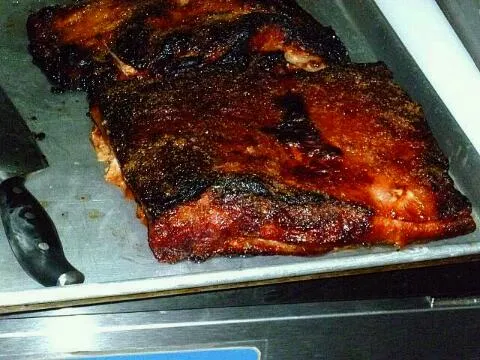 wood oven roasted pork belly|Bryan S. Mooreさん