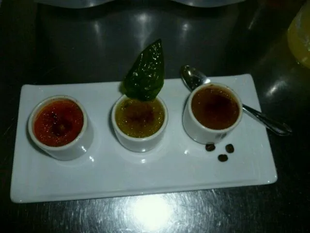 Basil'tomato and capuccino crem brule|chef Meganさん